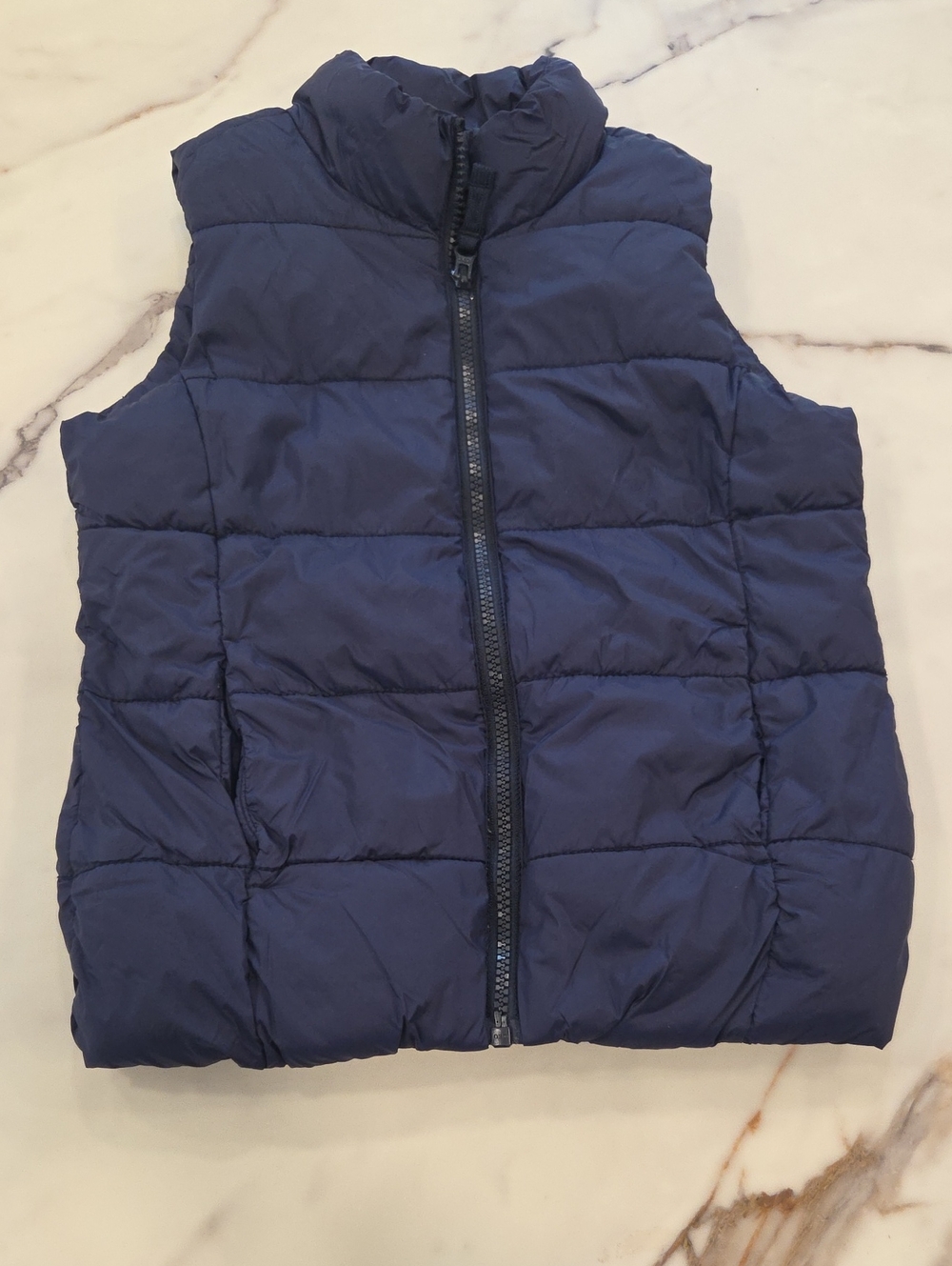 Old Navy Navy Quilted Puffer Vest for Kids